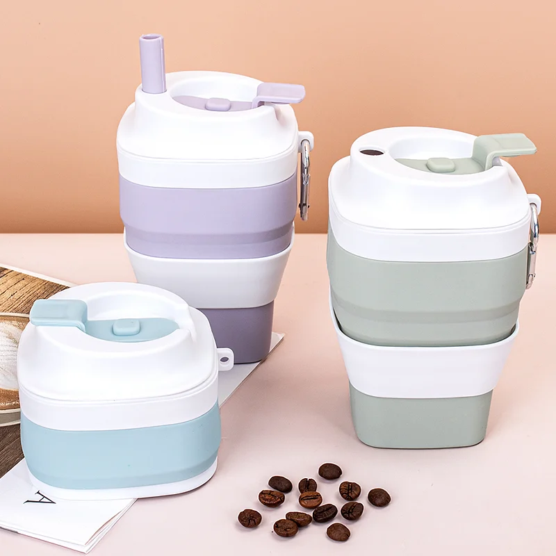 collapsible silicone pocket coffee mug
