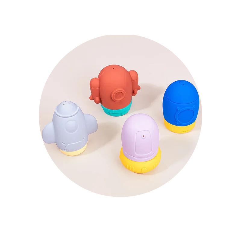 Custom silicone baby teether samples